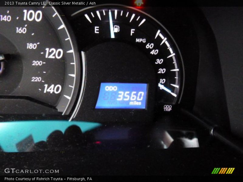 Classic Silver Metallic / Ash 2013 Toyota Camry LE