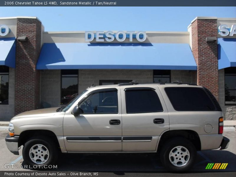 Sandstone Metallic / Tan/Neutral 2006 Chevrolet Tahoe LS 4WD