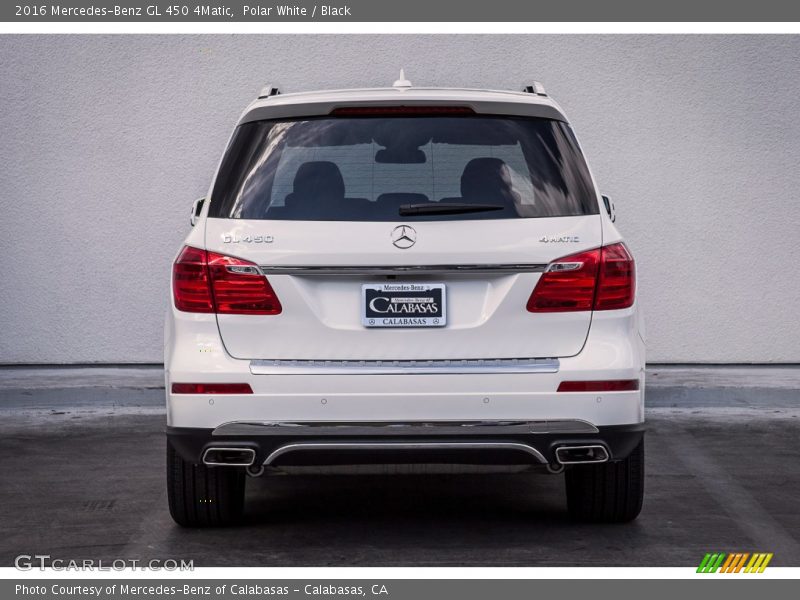 Polar White / Black 2016 Mercedes-Benz GL 450 4Matic