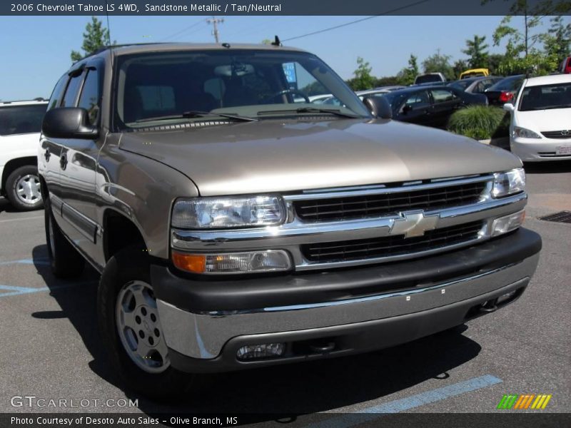 Sandstone Metallic / Tan/Neutral 2006 Chevrolet Tahoe LS 4WD