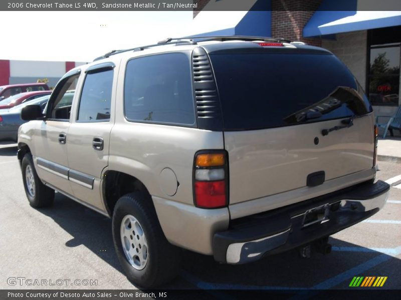 Sandstone Metallic / Tan/Neutral 2006 Chevrolet Tahoe LS 4WD