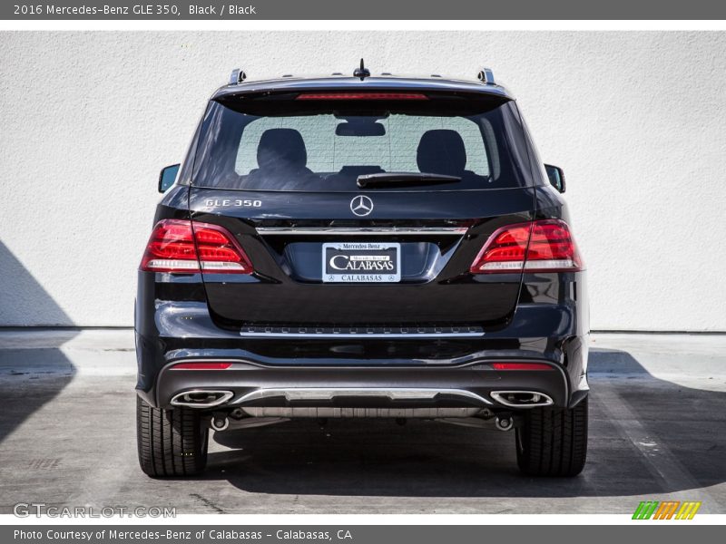 Black / Black 2016 Mercedes-Benz GLE 350
