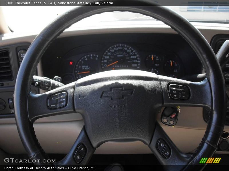 Sandstone Metallic / Tan/Neutral 2006 Chevrolet Tahoe LS 4WD