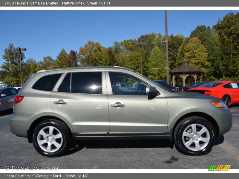 Natural Khaki Green / Beige 2008 Hyundai Santa Fe Limited