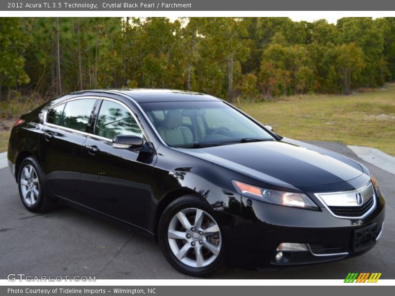 Crystal Black Pearl / Parchment 2012 Acura TL 3.5 Technology