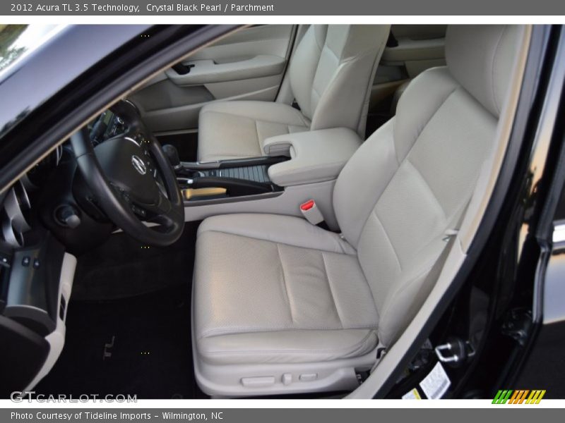 Crystal Black Pearl / Parchment 2012 Acura TL 3.5 Technology