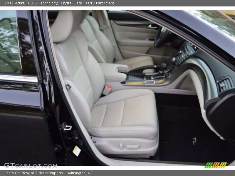 Crystal Black Pearl / Parchment 2012 Acura TL 3.5 Technology