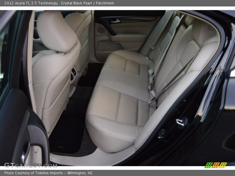 Crystal Black Pearl / Parchment 2012 Acura TL 3.5 Technology