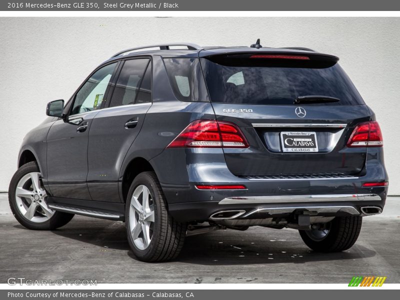 Steel Grey Metallic / Black 2016 Mercedes-Benz GLE 350