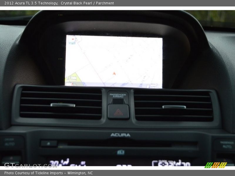 Crystal Black Pearl / Parchment 2012 Acura TL 3.5 Technology