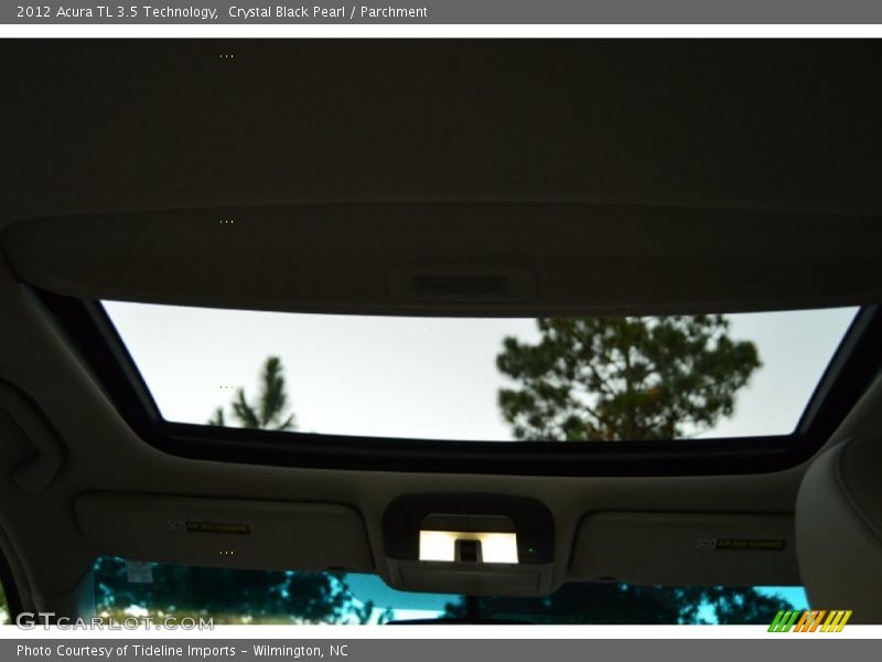 Crystal Black Pearl / Parchment 2012 Acura TL 3.5 Technology