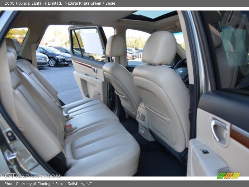 Rear Seat of 2008 Santa Fe Limited