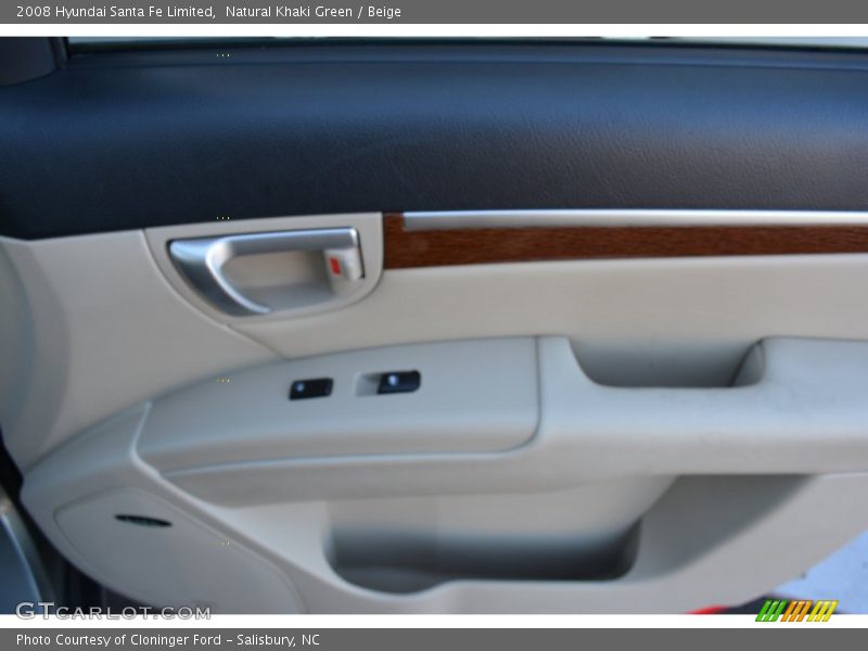 Natural Khaki Green / Beige 2008 Hyundai Santa Fe Limited