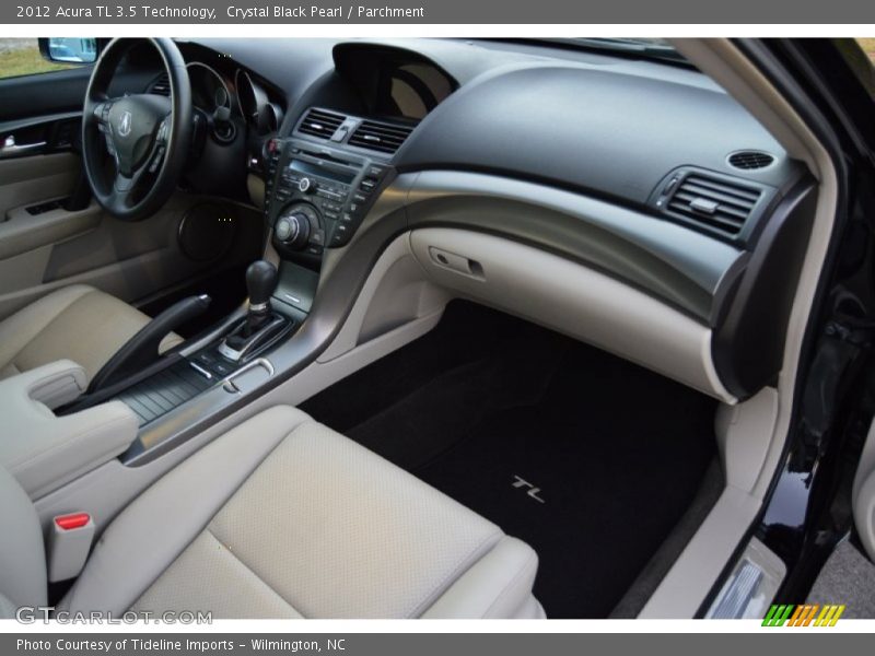 Crystal Black Pearl / Parchment 2012 Acura TL 3.5 Technology