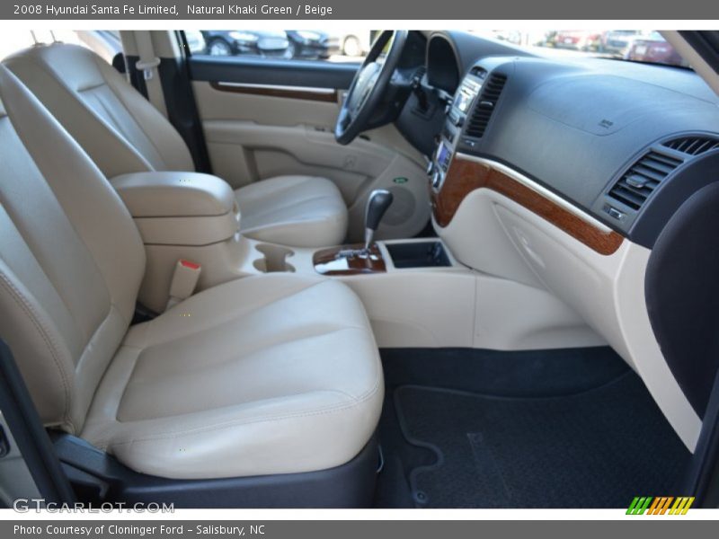 Natural Khaki Green / Beige 2008 Hyundai Santa Fe Limited