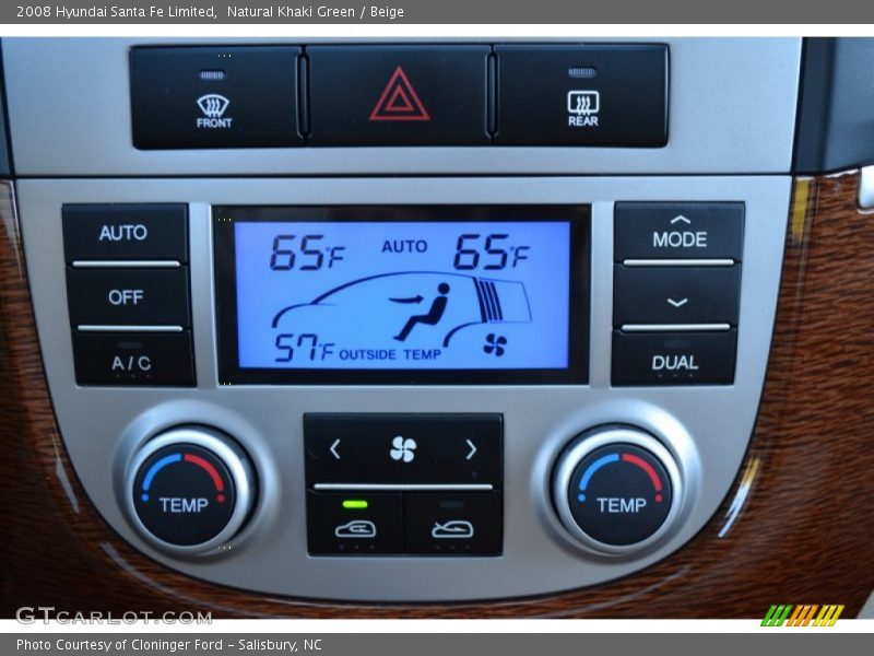 Controls of 2008 Santa Fe Limited