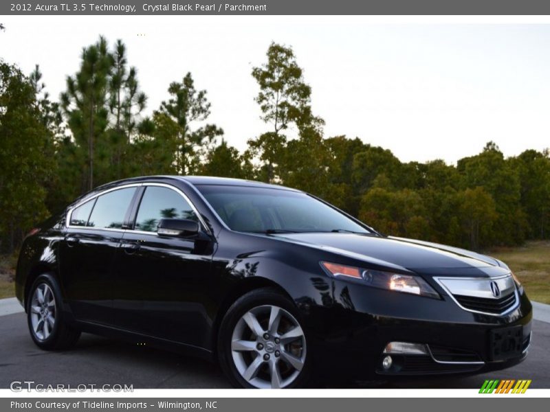 Crystal Black Pearl / Parchment 2012 Acura TL 3.5 Technology