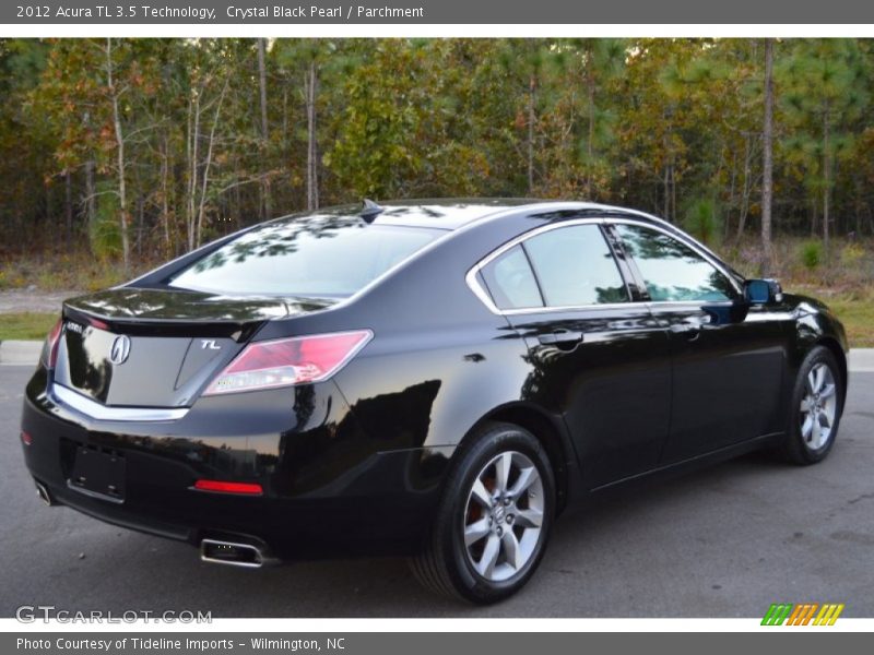 Crystal Black Pearl / Parchment 2012 Acura TL 3.5 Technology