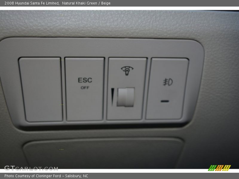 Natural Khaki Green / Beige 2008 Hyundai Santa Fe Limited