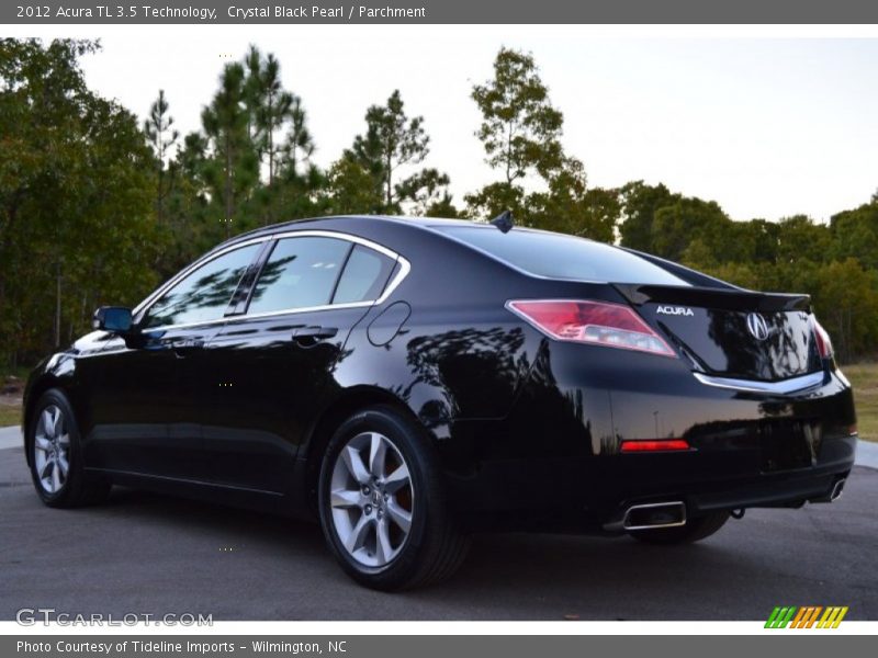 Crystal Black Pearl / Parchment 2012 Acura TL 3.5 Technology