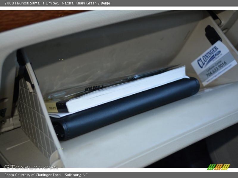 Natural Khaki Green / Beige 2008 Hyundai Santa Fe Limited