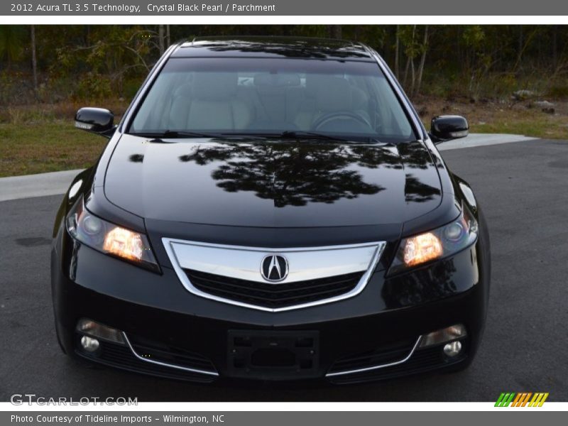 Crystal Black Pearl / Parchment 2012 Acura TL 3.5 Technology