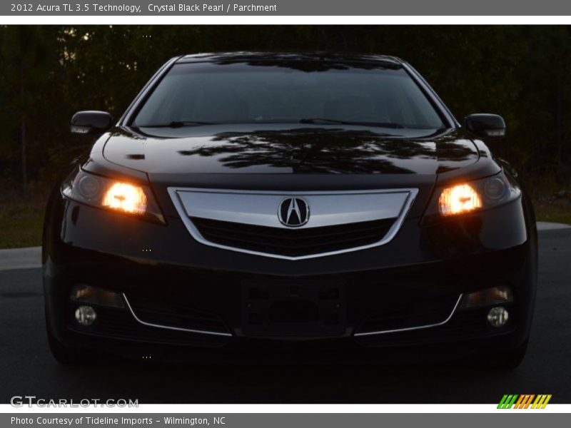 Crystal Black Pearl / Parchment 2012 Acura TL 3.5 Technology