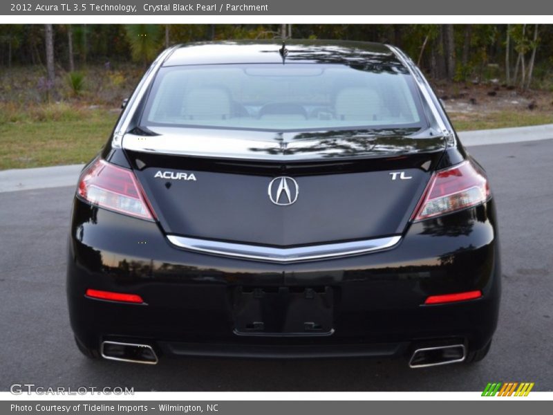 Crystal Black Pearl / Parchment 2012 Acura TL 3.5 Technology