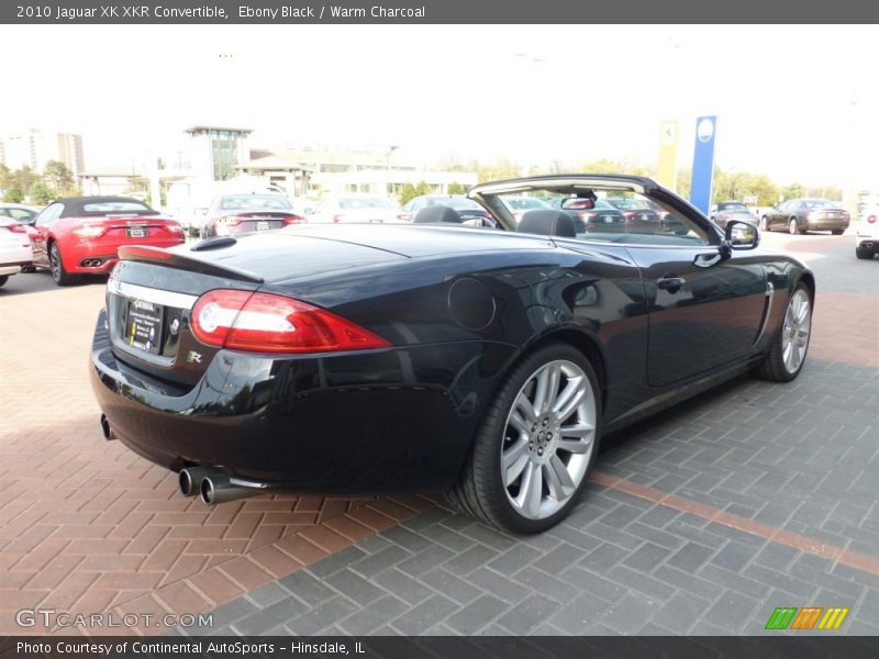 Ebony Black / Warm Charcoal 2010 Jaguar XK XKR Convertible