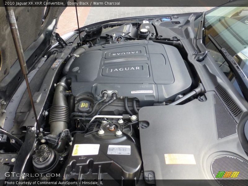 Ebony Black / Warm Charcoal 2010 Jaguar XK XKR Convertible