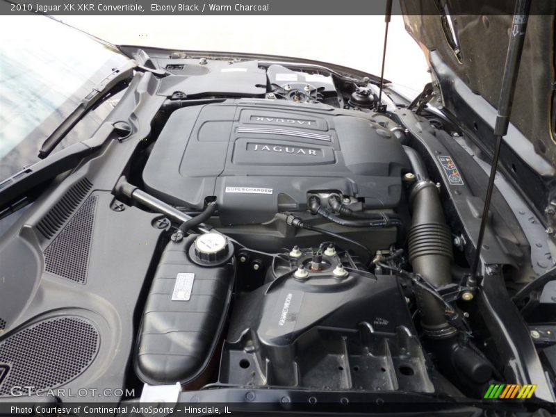Ebony Black / Warm Charcoal 2010 Jaguar XK XKR Convertible