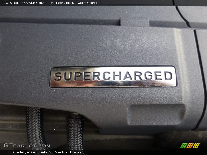 Ebony Black / Warm Charcoal 2010 Jaguar XK XKR Convertible