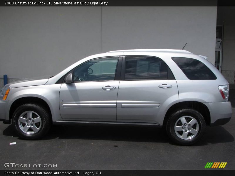 Silverstone Metallic / Light Gray 2008 Chevrolet Equinox LT