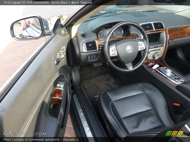 Ebony Black / Warm Charcoal 2010 Jaguar XK XKR Convertible