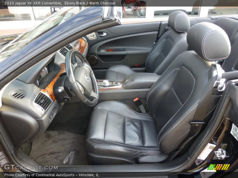 Ebony Black / Warm Charcoal 2010 Jaguar XK XKR Convertible