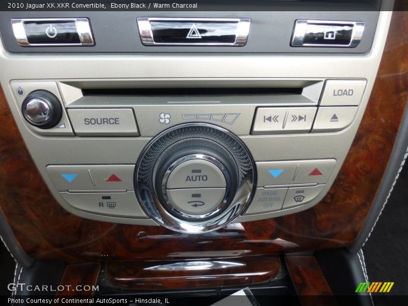 Ebony Black / Warm Charcoal 2010 Jaguar XK XKR Convertible