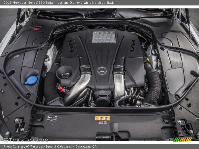  2016 S 550 Sedan Engine - 4.7 Liter biturbo DI DOHC 32-Valve VVT V8