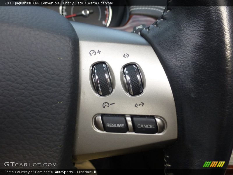 Ebony Black / Warm Charcoal 2010 Jaguar XK XKR Convertible
