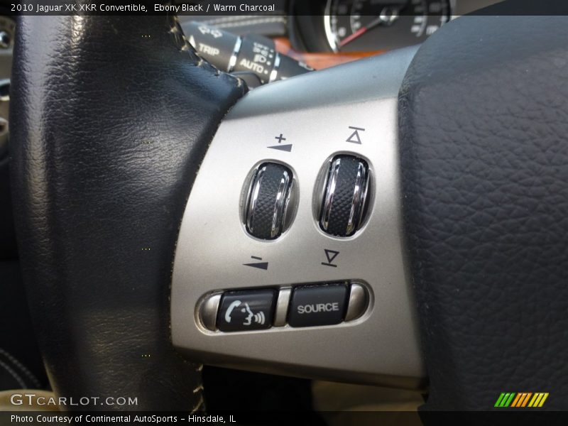 Ebony Black / Warm Charcoal 2010 Jaguar XK XKR Convertible