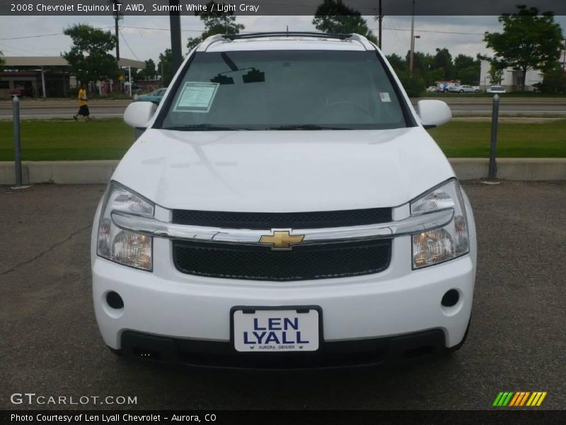 Summit White / Light Gray 2008 Chevrolet Equinox LT AWD