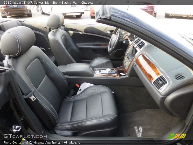 Ebony Black / Warm Charcoal 2010 Jaguar XK XKR Convertible
