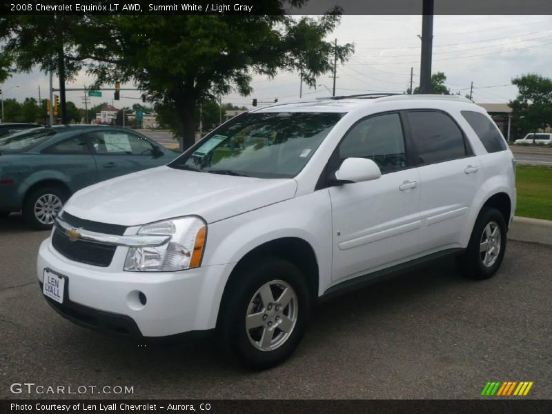 Summit White / Light Gray 2008 Chevrolet Equinox LT AWD