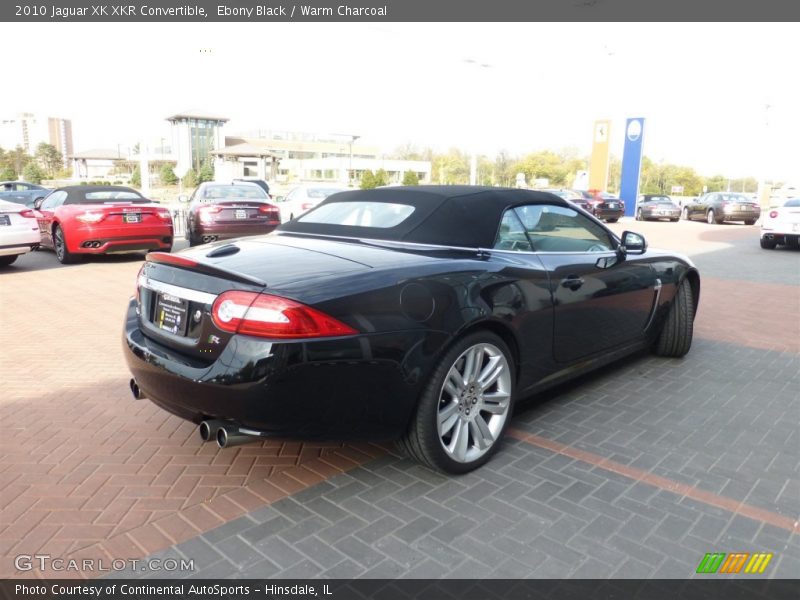 Ebony Black / Warm Charcoal 2010 Jaguar XK XKR Convertible
