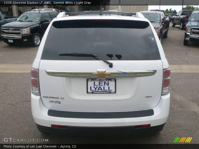 Summit White / Light Gray 2008 Chevrolet Equinox LT AWD