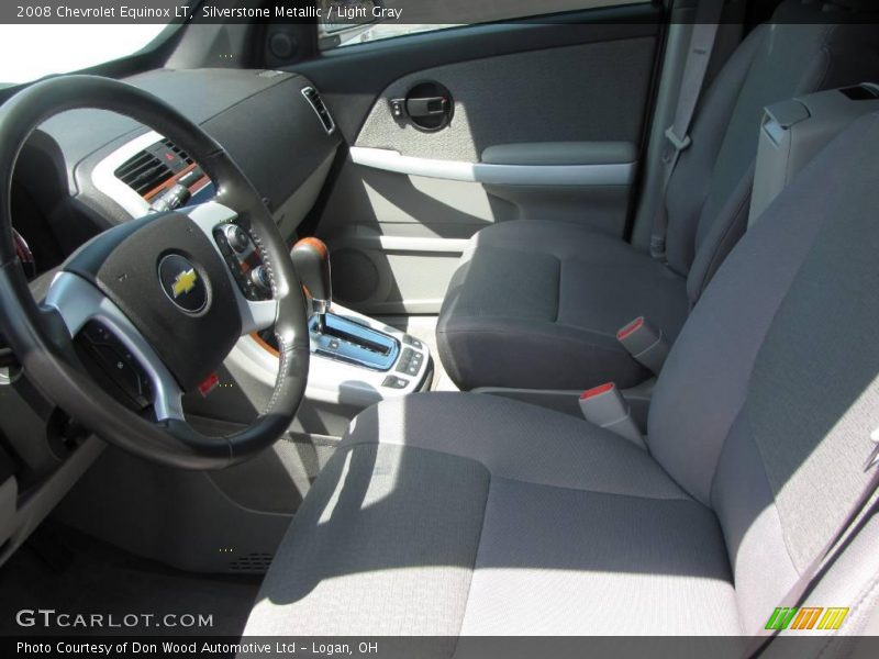 Silverstone Metallic / Light Gray 2008 Chevrolet Equinox LT