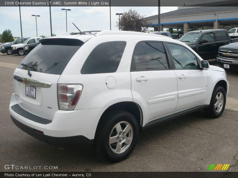 Summit White / Light Gray 2008 Chevrolet Equinox LT AWD