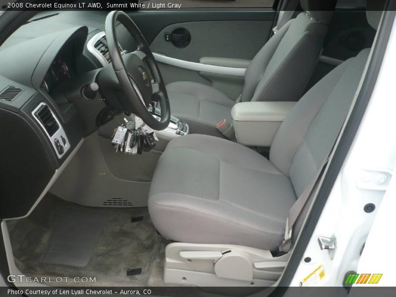 Summit White / Light Gray 2008 Chevrolet Equinox LT AWD
