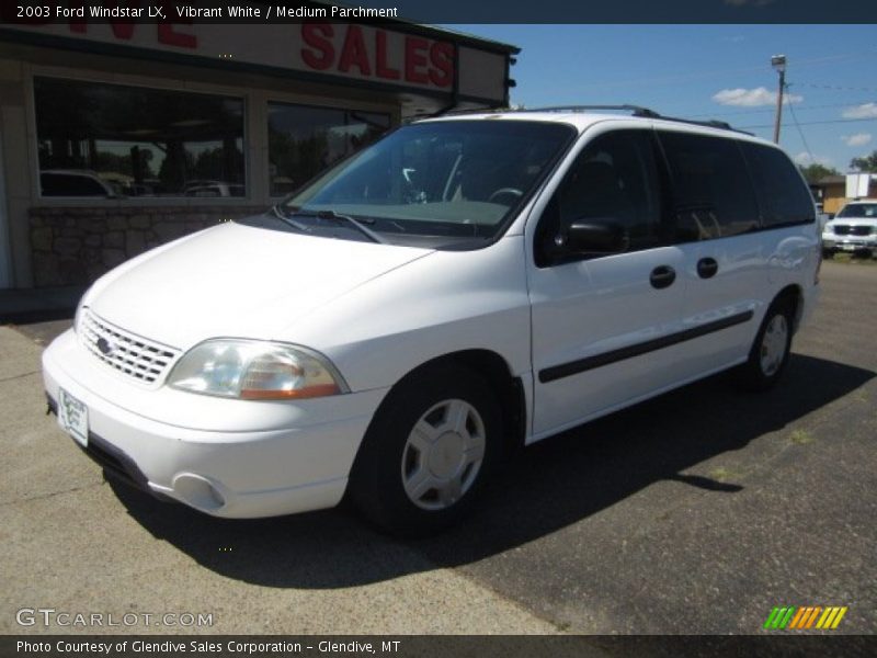 Vibrant White / Medium Parchment 2003 Ford Windstar LX
