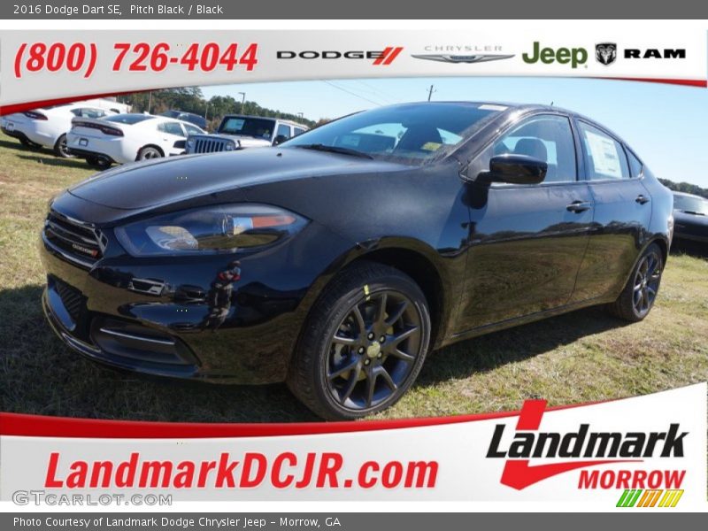 Pitch Black / Black 2016 Dodge Dart SE