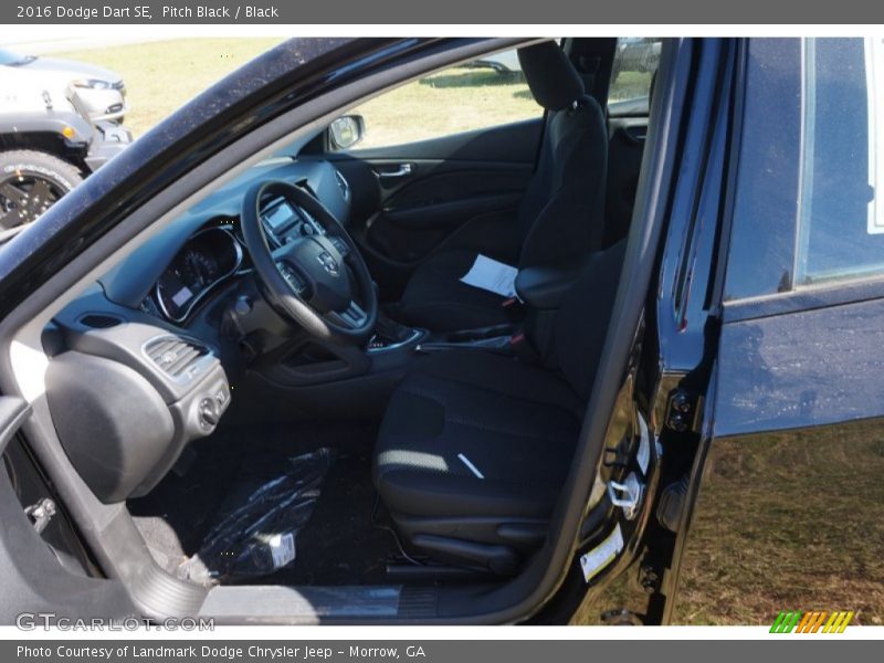 Pitch Black / Black 2016 Dodge Dart SE